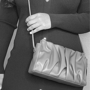 Genuine Leather Camel Brown Cloud Purse